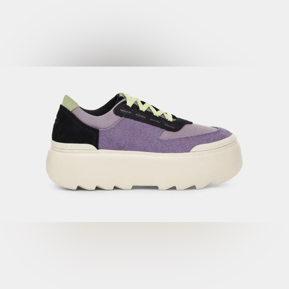UGG | Marin Mega Lace Sneakers Platform June Gloom Purple NEW - Picture 2 of 15
